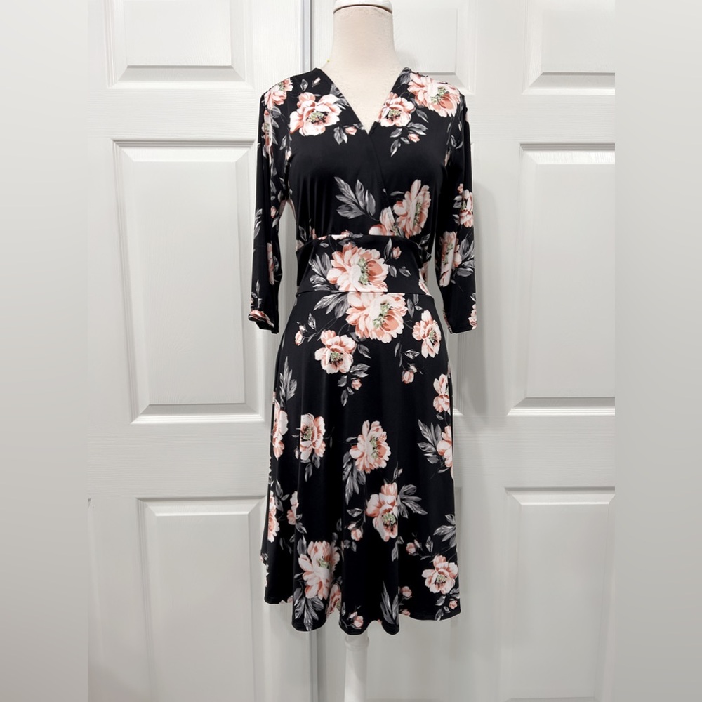 Black Floral Dress